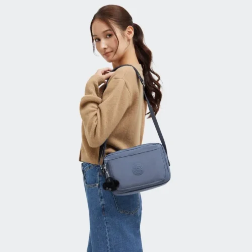 Bolsa Kipling Abanu M azul - Imagem 2
