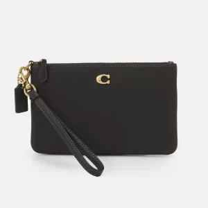 Bolsa de Mão Coach Small Wristlet black