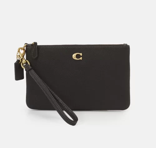 Bolsa de Mão Coach Small Wristlet black
