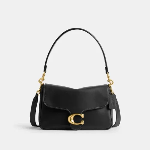 Bolsa Coach Soft Tabby black