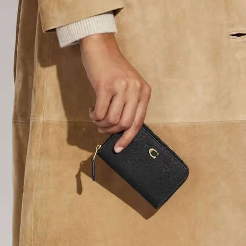 Carteira Coach Small Zip Around