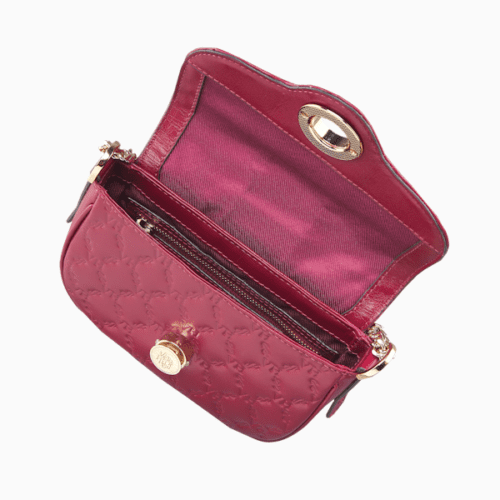 Bolsa Victor Hugo Lock baby Messenger cereja - Imagem 2