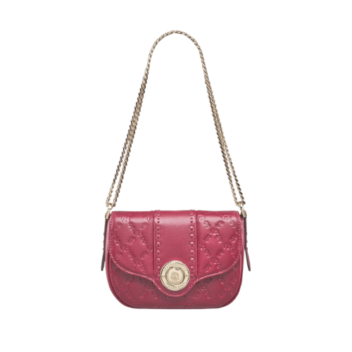 Bolsa Victor Hugo Lock baby Messenger cereja