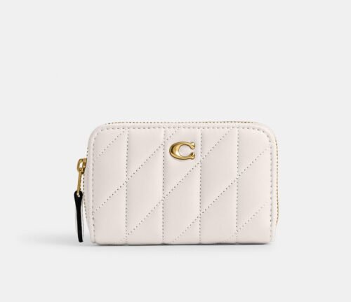 Carteira Coach PC Small Zip Around Pillow