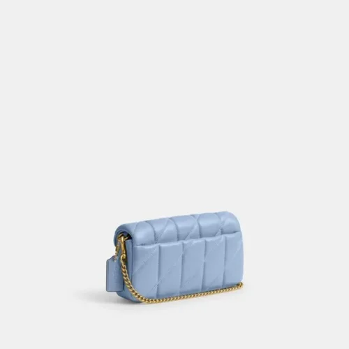 Bolsa Coach Tabby Wristlet Quilting blue - Imagem 3