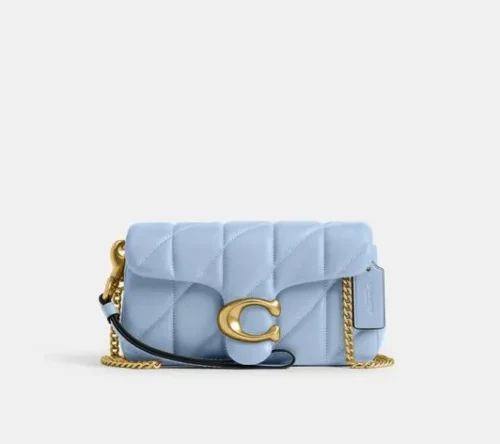 Bolsa Coach Tabby Wristlet Quilting blue