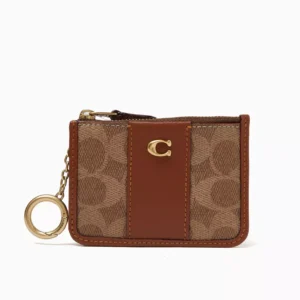 Porta cartão Coach Skinny Signature