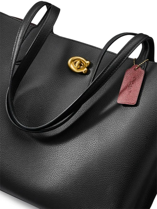 Bolsa Coach Willow Tote preta - Imagem 3