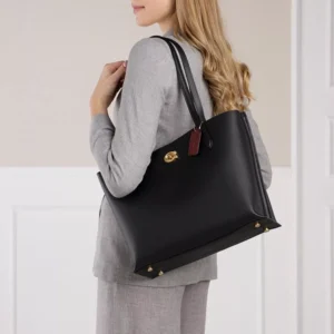 Bolsa Coach Willow Tote preta