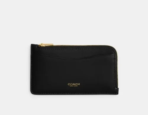 Porta-Cartões Coach New York Zip preto