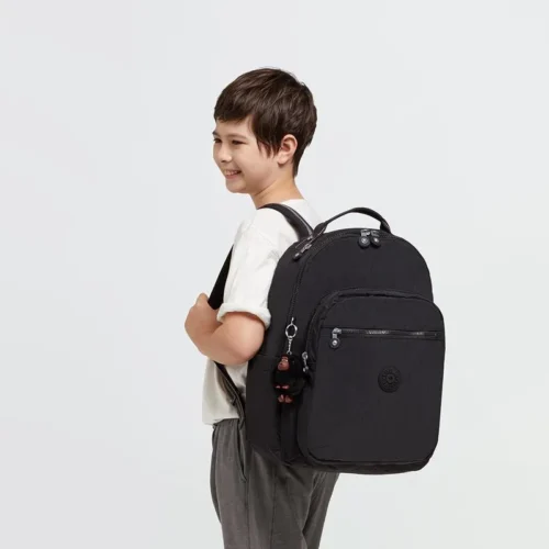 Mochila Kipling Seoul Preto - Imagem 7