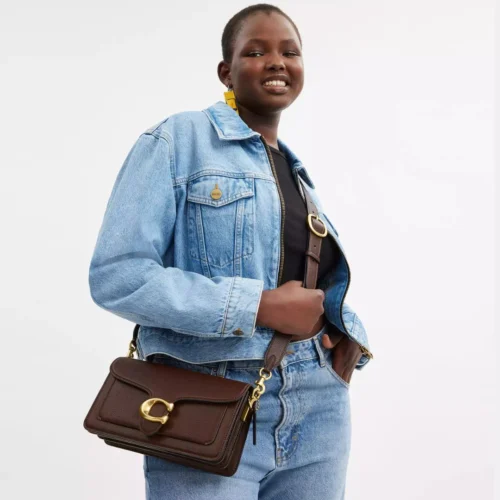Bolsa Coach Tabby Shoulder 26 - Marrom Escuro - Image 6