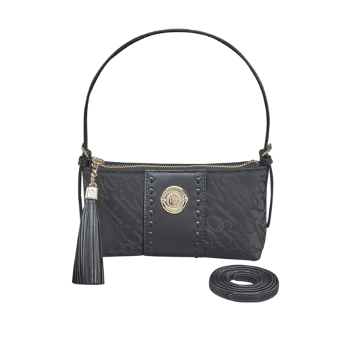 Bolsa Victor Hugo Ada Toy Duca jacquard / couro