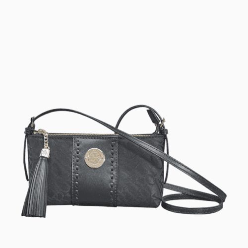 Bolsa Victor Hugo Ada Toy Duca jacquard / couro - Image 4