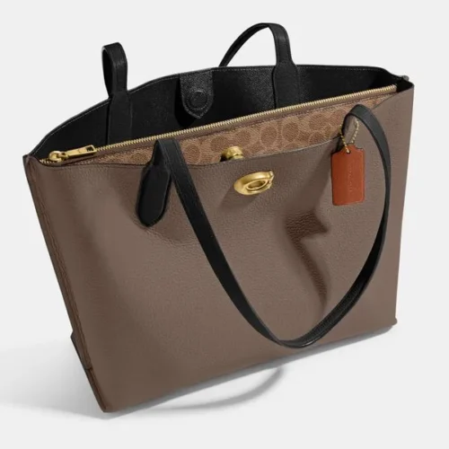 Bolsa Coach Willow Tote Marrom - Imagem 2