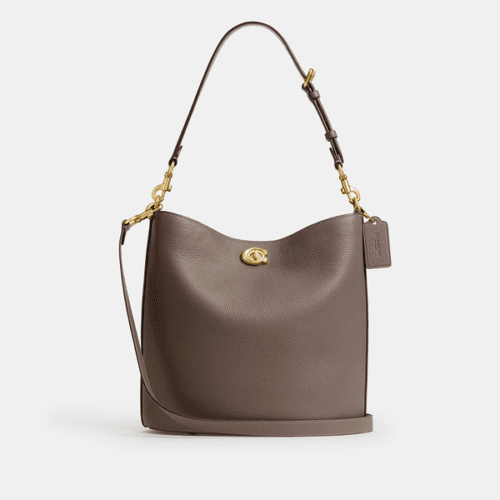 Bolsa Coach Willow Soft Bucket marrom