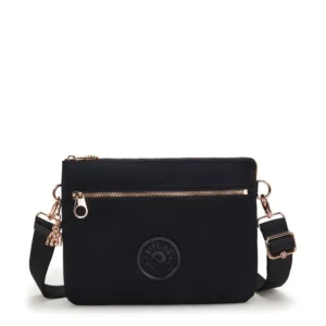 Bolsa Kipling Riri L Zip Preto