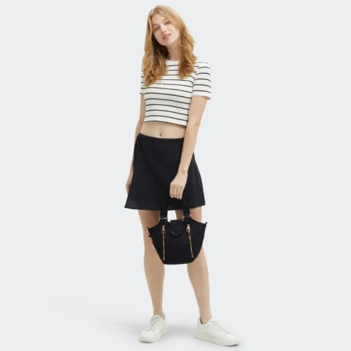 Bolsa Kipling Recicely S Preto - Imagem 6