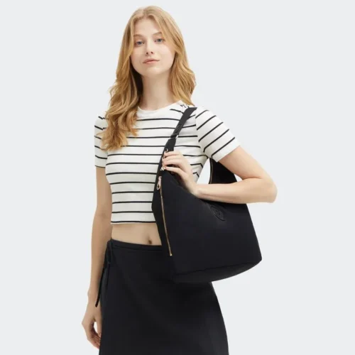 Bolsa Kipling Eanna Zip Preto - Imagem 5
