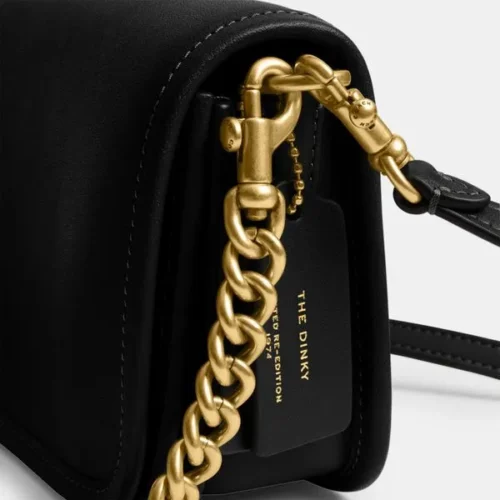Bolsa Coach Dinky preta - Image 5