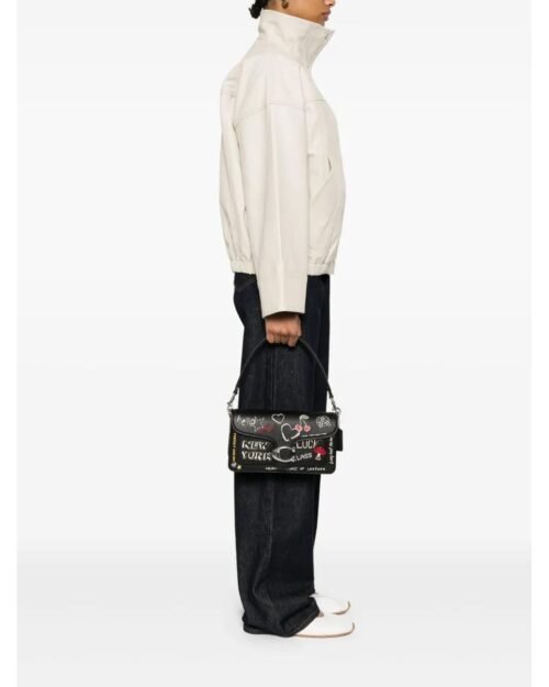 Bolsa Coach Tabby Shoulder 26 With Sketch Print - Imagem 3