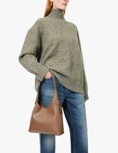 Bolsa Brooklyn Shoulder 28 dark stone - Imagem 4