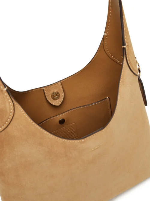Bolsa Coach Brooklyn Shoulder 28 Suede - Imagem 3