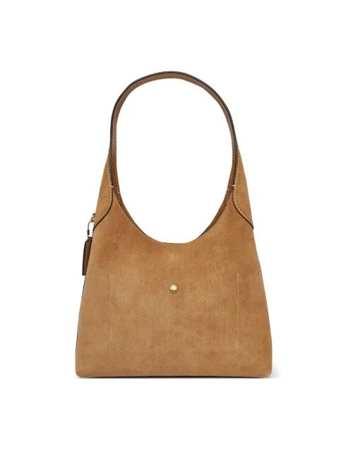 Bolsa Coach Brooklyn Shoulder 28 Suede - Imagem 4