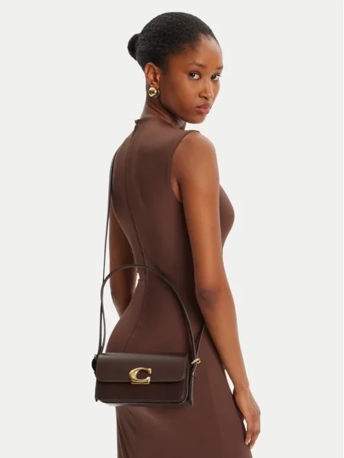 Bolsa Coach Zoe shoulder marrom - Imagem 2