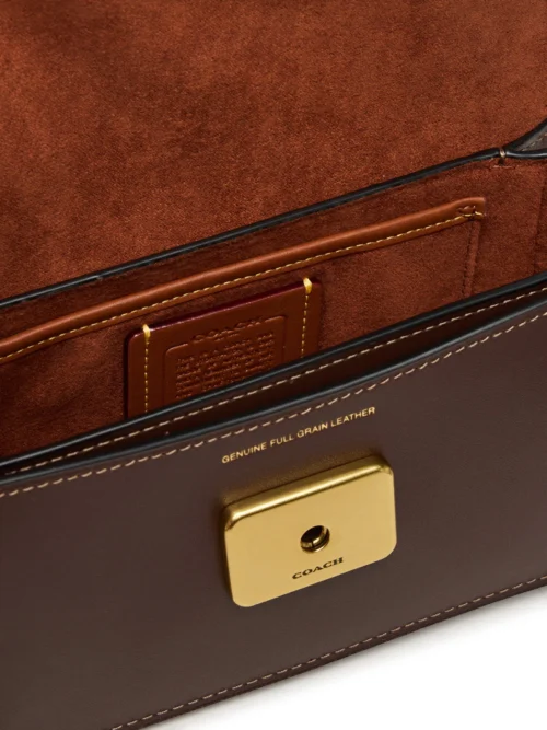 Bolsa Coach Zoe shoulder marrom - Imagem 4