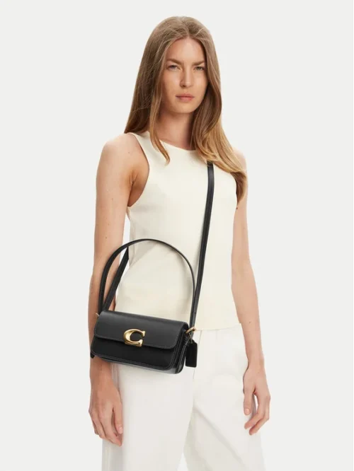 Bolsa Coach Zoe shoulder black - Imagem 3