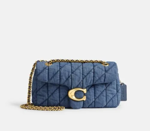 Bolsa Coach Tabby Shoulder 26 Quilting Denim