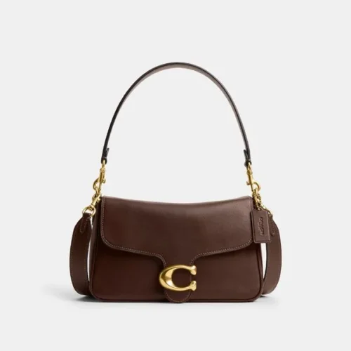 Bolsa Coach Soft Tabby Shoulder marrom