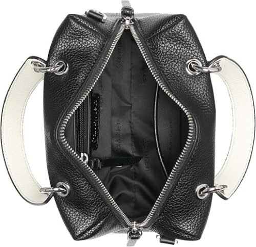 Bolsa Calvin Klein satchel preta - Imagem 5