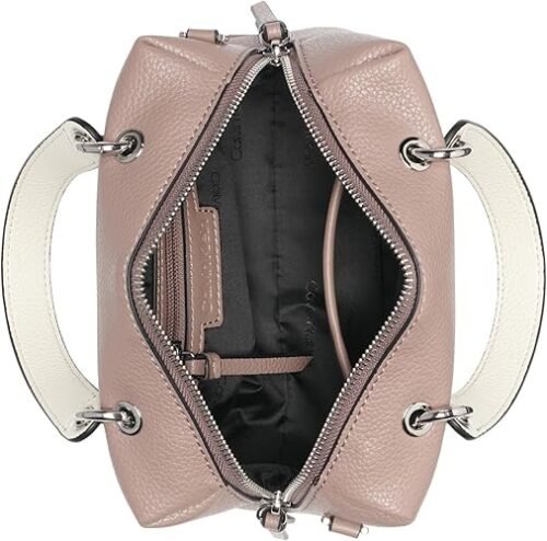 Bolsa Calvin Klein satchel caqui - Imagem 3