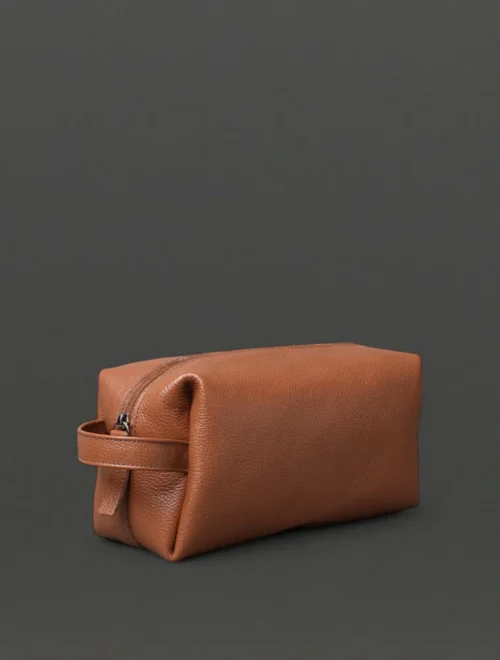 Necessaire Calvin Klein em couro marrom - Imagem 2