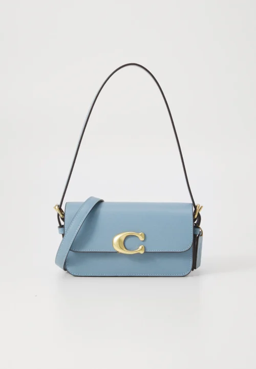 Bolsa Coach Zoe shoulder Azul - Imagem 5