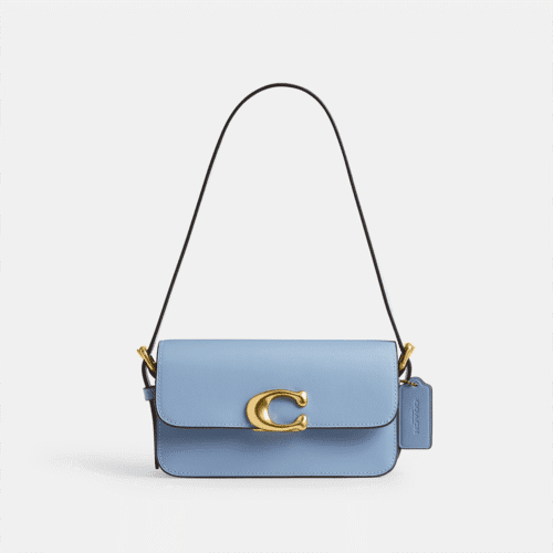 Bolsa Coach Zoe shoulder Azul - Imagem 3