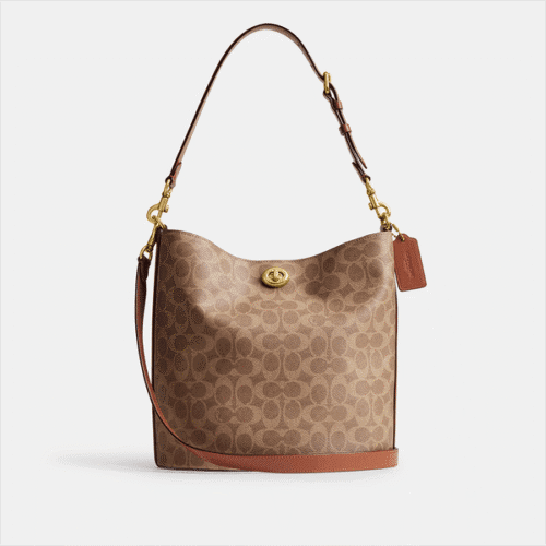 Bolsa Coach Willow Soft Bucket Signature