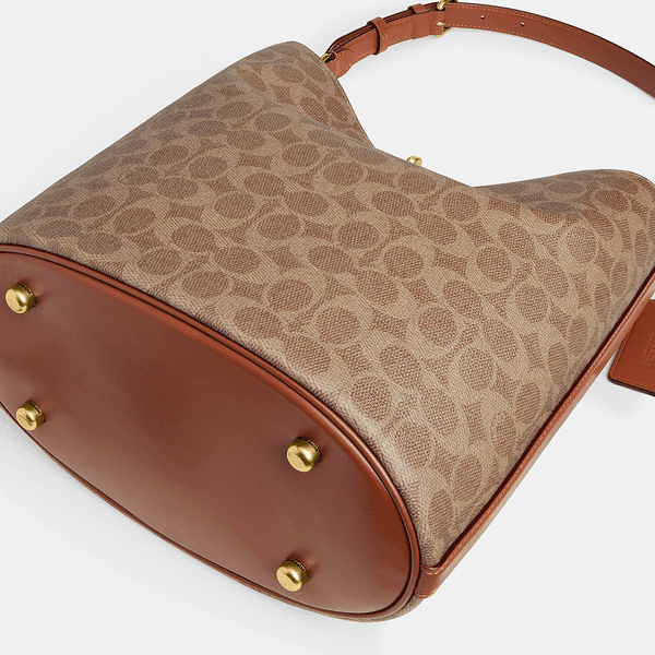 Bolsa Coach Willow Soft Bucket Signature - Imagem 3