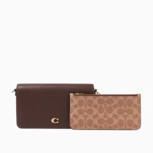 Bolsa Coach Mila crossbody maple