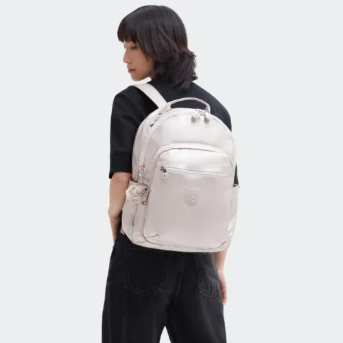 Mochila Kipling Seoul metallic - Imagem 5