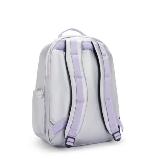 Mochila Kipling Seoul Xl Prata - Imagem 2