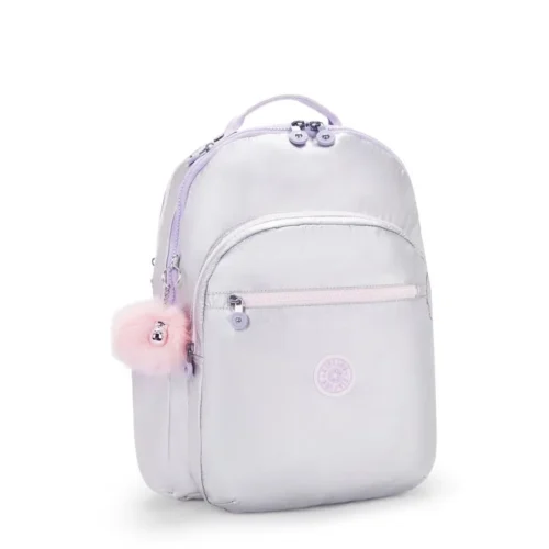 Mochila Kipling Seoul Xl Prata - Imagem 4