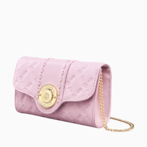Bolsa Victor Hugo Lock Clutch mauve