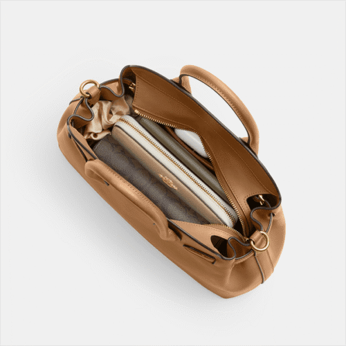 Bolsa Coach Empire Carryall 28 caramelo - Imagem 5