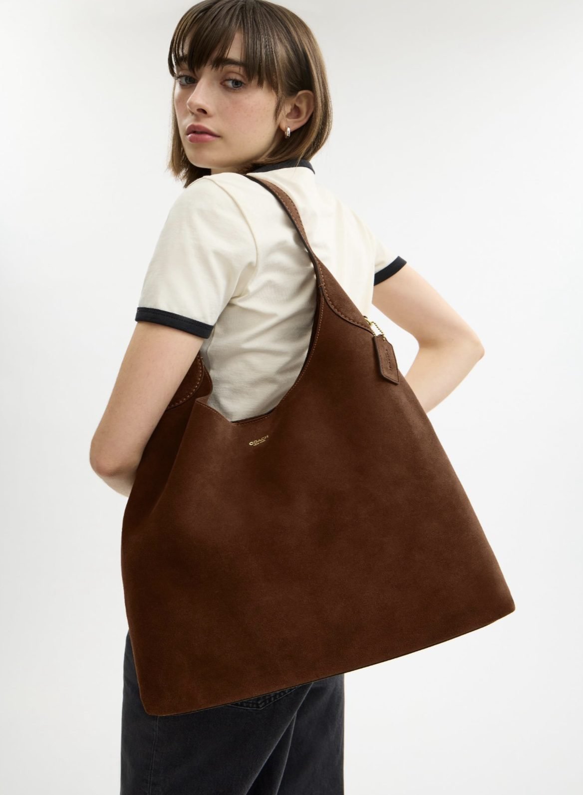 Bolsa Coach Brooklyn 39 suede