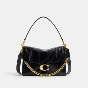 Bolsa Coach Chain Tabby Shoulder Bag 30 With Glazed