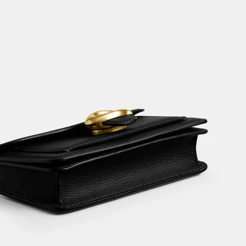 Bolsa Coach Tabby Chain 19 preta - Imagem 4