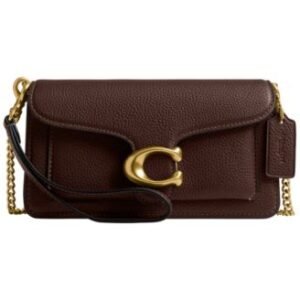 Bolsa Coach Tabby chain 19 marrom